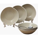 Suntun set od 6 dubokih tanjira, krem | ePonuda.com
