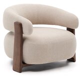 Kave Home Bež fotelja od šenila Granite – | shoptok.hr
