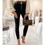 Gemre Pelat high-waisted slim black pants | shoptok.hr