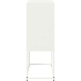 vidaXL Visoka omara bela 68,5x38,5x107 cm jeklo | Shoptok.si