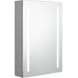  LED kupaonski ormarić s ogledalom boja betona 50 x 13 x 70 cm | Eponuda.ba