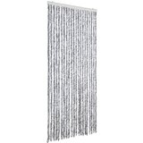 Furnova Zavesa proti mrčesu bela in siva 90x200 cm šenilja, (21918395) | Shoptok.si