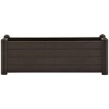  Povišena vrtna gredica PP boja kave 100 x 43 x 35 cm | shoptok.hr