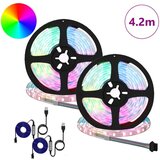  LED traka 4 pcs Crna i prozirna 210 x 0 8 x 0 3 cm | shoptok.hr