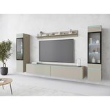 XXXL Dnevni Regal Vera I, Svetlo Siva, Z Osvetlitvijo, 4-Delni | Shoptok.si