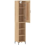  Visoka komoda hrasta sonome 34 5x34x180cm od konstruiranog drva | shoptok.hr