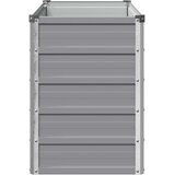  Povišeni vrtni krevet Siva 100 x 40 x 55 cm | shoptok.hr