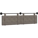  Držeće uzglavlje Zidne Sivi 190 x 55 x 5 cm Antikni PU - Sivi 180 cm bez LED | shoptok.hr