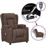 vidaXL Električni masažni stol taupe blago, (20939601) | Shoptok.si