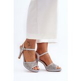 Da Embellished Sandals with Heel | shoptok.hr