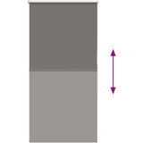 vidaXL Rolo zavjesa Blackout siva 70x130 cm Širina tkanine 65,7 cm | shoptok.hr