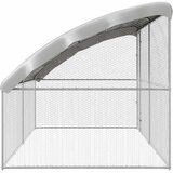  Kavez za piliće 2 pcs Srebrno 400 x 200 x 200 cm Cinkani čelik | Eponuda.com