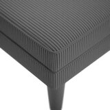 vidaXL Chaise Lounge z blazino Temno siva Corduroy tkanina | Shoptok.si