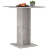 Bistro stol boja betona 60 x 60 x 75 cm od konstruiranog drva | shoptok.hr