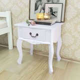  Nočna Omarica 2 kosa MDF Bele Barve - Nočna Omarica, (21433566) | Shoptok.si