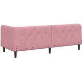  Kutni okvir kreveta Ružičasta 80 x 200 cm Baršun | shoptok.hr