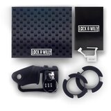 Lock A Willy - silikonska kletka za penis s ključavnico (črna) | Shoptok.si