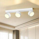 DOUGHELEC LED stropna svetilka s 3 reflektorji 18 W, 3000 K, bela Cene