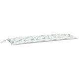 vidaXL Blazina za vrtno klop vzorec listov 150x50x7 cm oxford tkanina, (20655749) | Shoptok.si