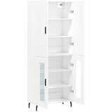  Visoka komoda bijela 69,5x34x180 cm konstruirano drvo | shoptok.hr