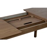 Unique Furniture Rjava raztegljiva jedilna miza z mizno ploščo v hrastovem dekorju 95x200 cm Bari – | Shoptok.si