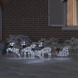  LED Riječni jeleni 5 pcs Bijelo tkanina | shoptok.hr