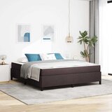  s opruga kutije Tamno smeđa 180 x 200 cm tkanina | shoptok.hr