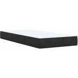  Podesivi krevet s madracem s uzglavljem Crna 90 x 190 cm Baršun - Crna 90 x 190 cm Dizajn s rombovima | shoptok.hr
