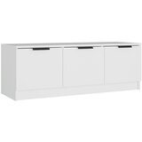 Maison Chic TV omarica - TV stojalo - Televizijska omarica bela 102x35x36,5 cm inženirski les, (21698861) Cene