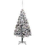 vidaXL Umestno božično drevo med 300 LED Zelena 180 x 115 cm | Shoptok.si