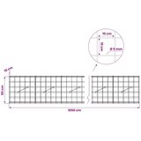  Gabion s žicom debljine 5 mm i mrežom 10x10 cm 1050x10x50 cm - 10 cm 50 cm 1050 cm | shoptok.hr