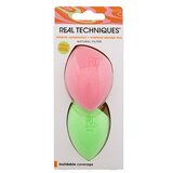 Real Techniques Miracle Complexion Sponge + Airblend Sponge Duo aplikator za ličenje 1 kos za ženske Cene
