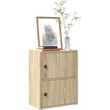 vidaXL Knjižna omara sonoma hrast 40x24x52 cm inženirski les | Shoptok.si