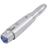 Omnitronic 30226550 XLR adapter [1x XLR vtičnica 3-polna - 1x klinken vtičnica 6.3 mm (mono)], (20428072) | Shoptok.si