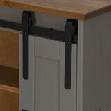 vidaXL Viseći ormarić HALDEN 2 klizna vrata sivi 75x22,5x70 cm bor | shoptok.hr