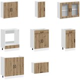  8-dijelni set kuhinjskih ormarića Kalmar konstruiranog drva | shoptok.hr