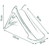 Smoby tobogan XS-zelen, spust 90 cm 125 x 50 x 75 cm | Shoptok.si