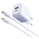 Moxom mx-hc206 Kucni punjac 18w fast pd 20w type c na lightning plavi ( P1256 ) Cene