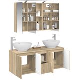  Set ormarića za kupaonicu 4 kom. Hrast sonoma Konstruirano drvo | shoptok.hr
