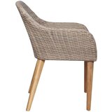  5-dijelni vrtni blagovaonski set smeđi | shoptok.hr