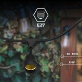  LED spoljašnji dekorativni niz 15xE27/1W/230V 15,94 m IP44 crna | Eponuda.com