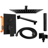 REA Bath REA fenix set crni plus tuš box montiran na ispiranje Cijene