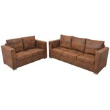  2-dijelni set sofa od umjetne brušene kože | shoptok.hr