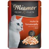  Varčno pakiranje: Miamor Feine Filets v želeju 24 x 100 g - Piščanec & paradižnik | shoptok.hr