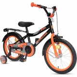 Enero Hurricane 16" otroško kolo črno-oranžno | Shoptok.si
