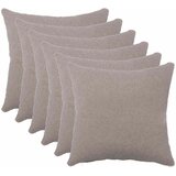  Presvlaka za jastuk 6 pcs HEERLEN Svjetlosiva 30 x 30 cm Bouclé | shoptok.hr