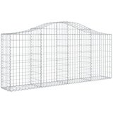  Lučne gabionske košare 6 kom 200x30x80/100 cm pocinčano željezo | shoptok.hr