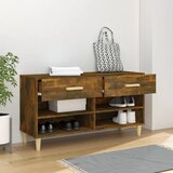 Ormarić za cipele dimljeni hrast 102x35x55 cm konstruirano drvo | shoptok.hr