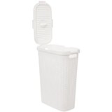 XXXL FIVE KOŠARA ZA RUBLJE S POKLOPCEM SLIM, 40L PP BIJELA | shoptok.hr