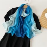 INF Bleščeča ruta: Elegantna šifonska ruta z bisernim sijajem Blue, (21778769) | Shoptok.si